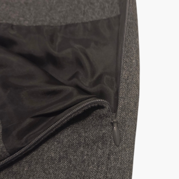 NWT Sandro Grey Studded Mini Skirt Size 34 (US 2) Wool Blend - Picture 6 of 6